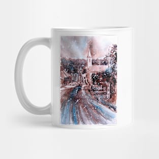 My little town at snowfall Mug